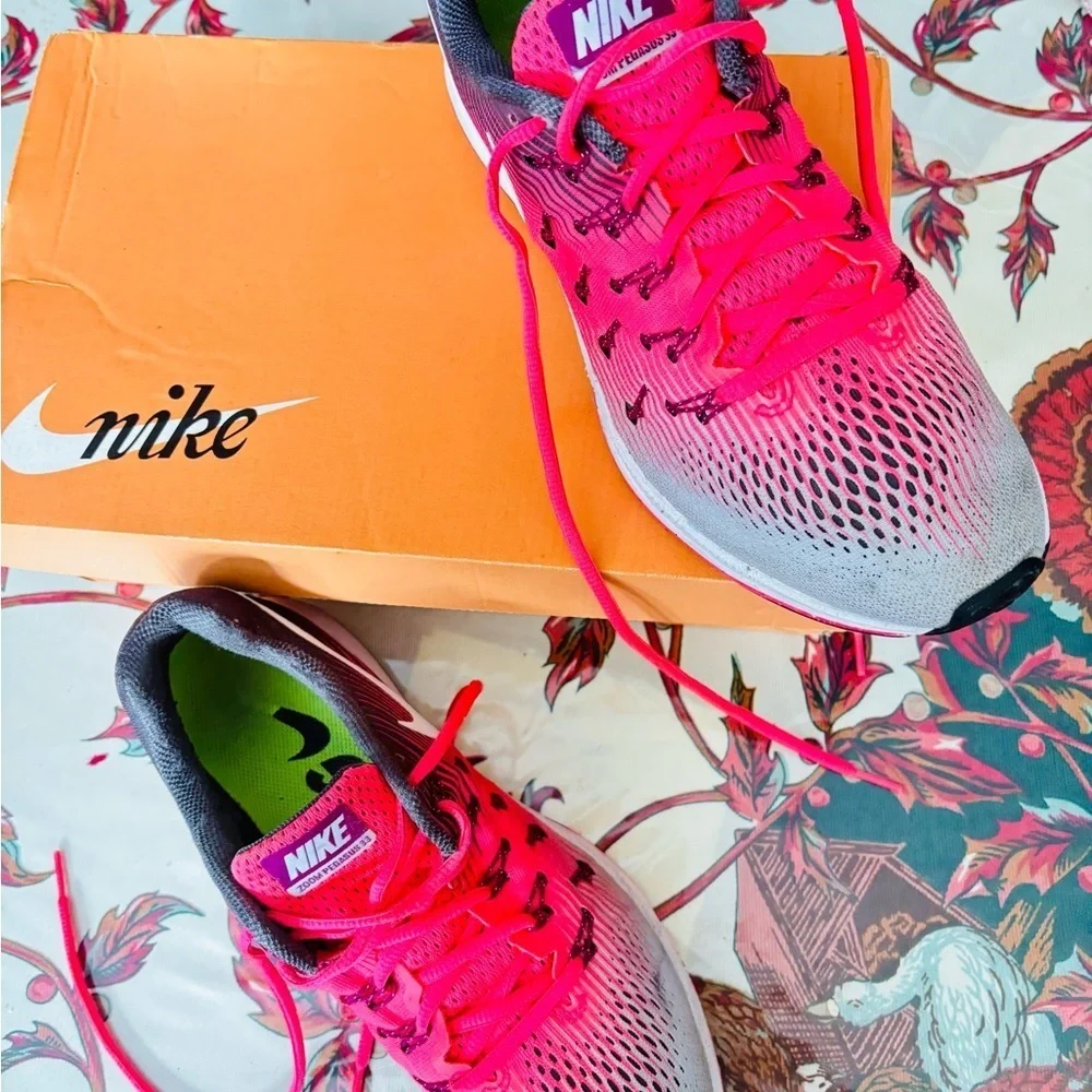 Nike Air Zoom Pegasus 33 Racer Pink/White-Midnight Fog Women's